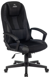 Кресло игровое Бюрократ ZOMBIE 9 BLACK черный/серый текстиль/эко.кожа крестовина пластик