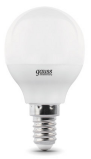 Лампа светодиодная Gauss 105101107-D LED Globe-dim E14 7W 3000К диммируемая 1/10/100