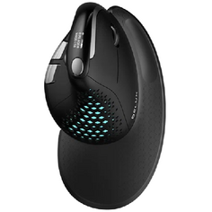 Мышь Wireless Delux M618XSD вертикальная , 2.4G+BT5.0,RGB, 800/1200/2400/4000