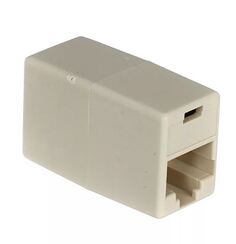 Адаптер проходной Aopen/Qust ACT251-1/10 RJ-45/8p8c, кат 5e, 10 шт в уп