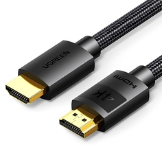 Кабель UGREEN HD118 40411_ HDMI / HDMI, нейлоновая оплетка, 3 м, черный