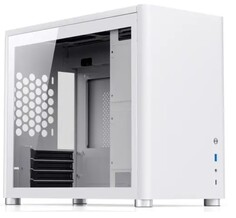 Корпус mATX JONSBO D30 White белый, без БП, боковая панель из закаленного стекла, USB Type-C, USB 3.2, audio