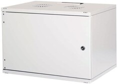 Шкаф настенный LANDE LN-SH09U5440-LG-F0-2 NetBOX SOHO, 9U 19", разборный, 540x400x460мм, дверь металл, цвет серый