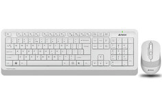 Клавиатура и мышь Wireless A4Tech Fstyler FG1010S клав:белая/серая мышь:белая/серая, USB (1911603)