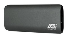 Внешний SSD USB 3.2 Gen 2 Type-C AGI AGI2T0GIMED198 ED198 2TB 1022/938MB/s 800TBW aluminum iron gray RTL