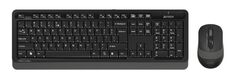 Клавиатура и мышь Wireless A4Tech Fstyler FG1010S клав:черная/серая мышь:черная/серая, USB (1911602)