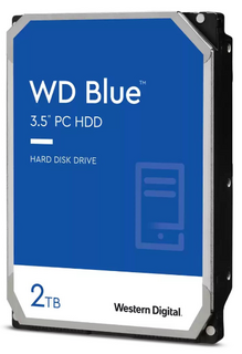 Жесткий диск SATA 2TB Western Digital WD20EARZ WD Blue 3.5" 5400rpm 64MB