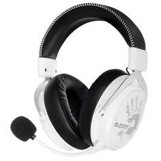 Наушники A4Tech Bloody MR590 Sports белые, 1.5м, мониторные, BT/Radio/3.5mm, оголовье (1971801)