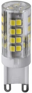 Лампа светодиодная Navigator NLL-G-G9-5-230-4K стекло, 5Вт, 220-240В, 4000К, 500лм, G9, 14х61мм, капсульная (61492)