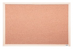 Доска Cactus CS-CWBD-60X90 пробковая, 60x90см деревянная рама, коричневый