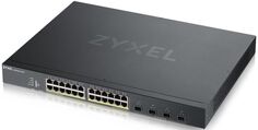 Коммутатор управляемый ZYXEL XGS1930-28HP-EU0101F NebulaFlex, 24xGE PoE+, 4xSFP+, бюджет PoE 375 Вт, автономное/облачное управление