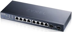 Коммутатор ZYXEL NebulaFlex XMG1915-10E Smart L3 Lite 8xRJ-45: 1/2.5G, 2xSFP+, бесшумный (без вентилятора)