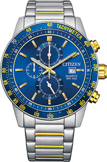 Японские наручные мужские часы Citizen AN3684-59L. Коллекция Chronograph