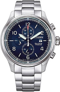 Японские наручные мужские часы Citizen CA0810-88L. Коллекция Super Titanium