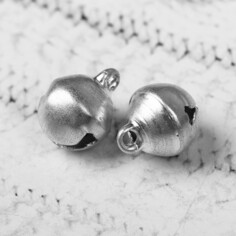 Бубенчики для рукоделия, набор 20 шт., размер 1 шт. — 1 см, цвет серебряный Школа талантов