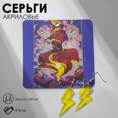 Серьги акрил Queen Fair