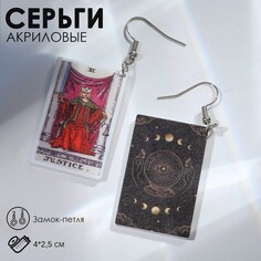 Серьги акрил Queen Fair