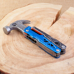 Мультитул 13в1 с плоскогубцами и молотком, синий NO Brand