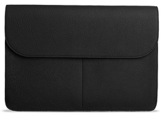 Bustha Чехол-конверт Jump Flap Sleeve для Macbook Air/Pro 14" (18/22), кожа, черный