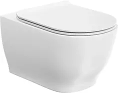 Унитаз подвесной Kerama Marazzi Modula MO.wc.02 безободковый, белый глянец