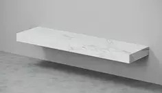 Столешница белый мрамор 190 см без отверстий Velvex Unique Unit st.UNI.190-630