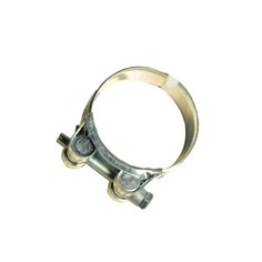 Хомут обжимной червячный усиленный, 52-55 мм, оцинкованный, Robust, SIL52-55RB41
