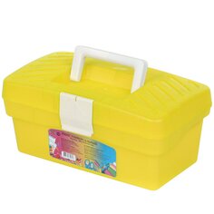 Ящик для инструм, 28.5х15.5х12.5 см, пластик, Profbox, пласт.замок, лоток, К-1, 610690, желт