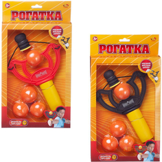 Рогатка Abtoys с 4 шариками в ассортименте