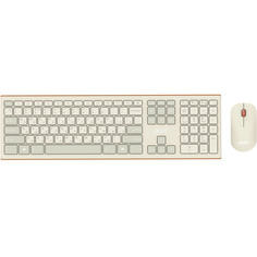 Комплект клавиатуры и мыши Acer OCC200 бежевый, коричневый