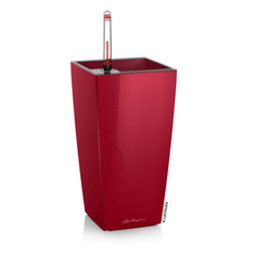 Кашпо с автополивом Lechuza Maxi-Cubi 14x14x26 бордо