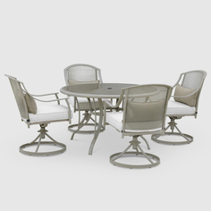 Комплект мебели Greenpatio с вращающимися стульями 5 предметов