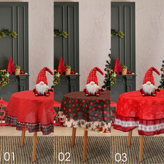 Скатерть Ad trend textile Xmas д160см в ассортименте