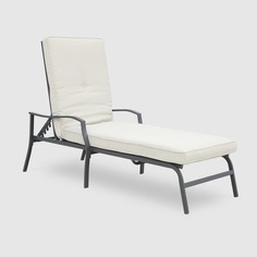 Шезлонг Greenpatio стальной с текстилем 162,5х68,5х52 см