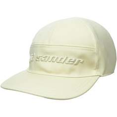 Шерстяная кепка с логотипом Jil Sander