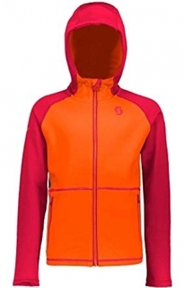 Блузон флисовый Scott Hoody Jr Defined Tech Royal Red/Moroccan Red