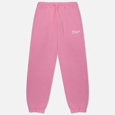 Женские брюки MSGM Small Print, цвет розовый, размер S