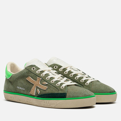 Мужские кроссовки Premiata Steven 6644, цвет зелёный, размер 45 EU