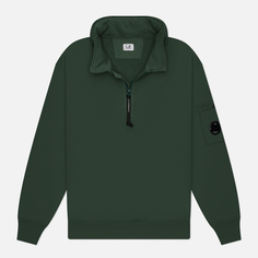 Мужская толстовка C.P. Company Cotton Fleece Zipped, цвет зелёный, размер XXL