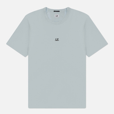 Мужская футболка C.P. Company 70/2 Mercerized Jersey Logo, цвет голубой, размер XXL