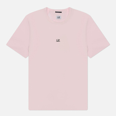 Мужская футболка C.P. Company 70/2 Mercerized Jersey Logo, цвет розовый, размер XL