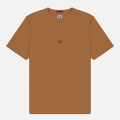 Мужская футболка C.P. Company 70/2 Mercerized Jersey Logo, цвет оранжевый, размер XXL