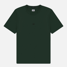 Мужская футболка C.P. Company 70/2 Mercerized Jersey Logo, цвет зелёный, размер S