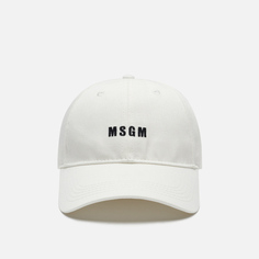 Кепка MSGM Logo Embroidery, цвет белый