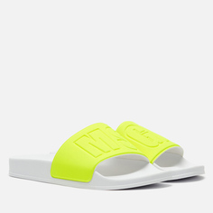 Мужские сланцы MSGM Macrologo Slide, цвет жёлтый