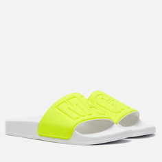 Женские сланцы MSGM Macrologo Slide, цвет жёлтый