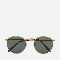 Солнцезащитные очки Ray-Ban New Round, цвет золотой, размер 53mm
