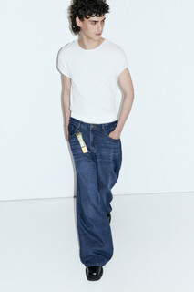 брюки джинсовые мужские Джинсы широкие с подвеской Befree