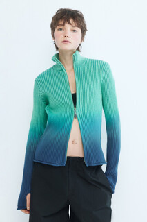 джемпер женский Кардиган на молнии градиентный Befree