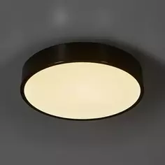 Светильник потолочный светодиодный Семь огней 230 В 36 Вт 14 м² изменение оттенков белого света 30 см цвет чёрный