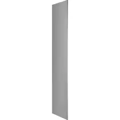 Дверь для шкафа Лион 39.6x193.8x1.6 см цвет серый глянец Без бренда